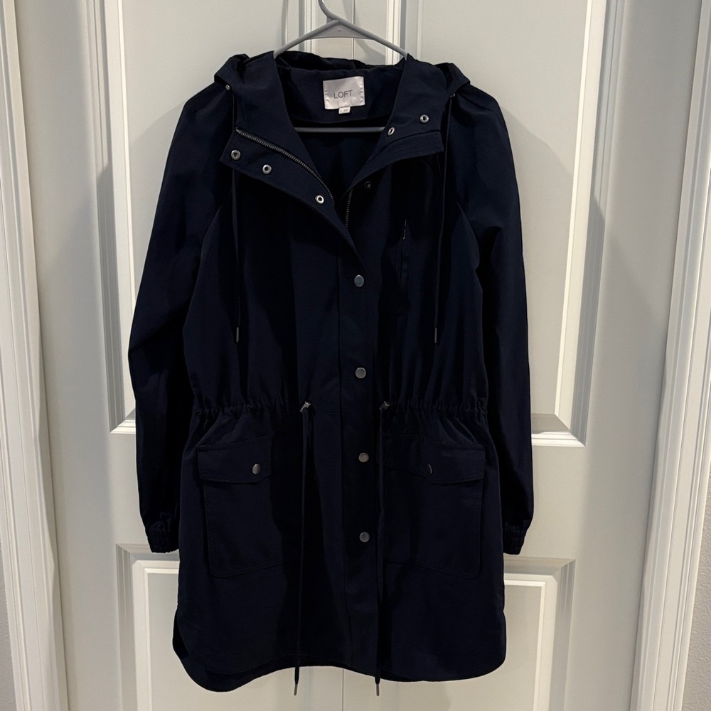 LOFT Women's Navy Utility Jacket